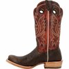 Durango Men's PRCA Collection Shrunken Bullhide Western Boot, NICOTINE/BURNT SIENNA, B, Size 9.5 DDB0464